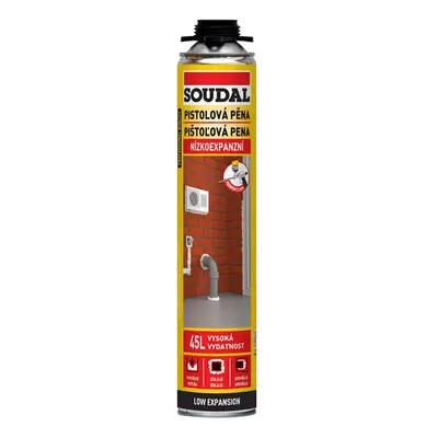 Soudal montážní pěna nízkoexpanzní pistolová 750 ml