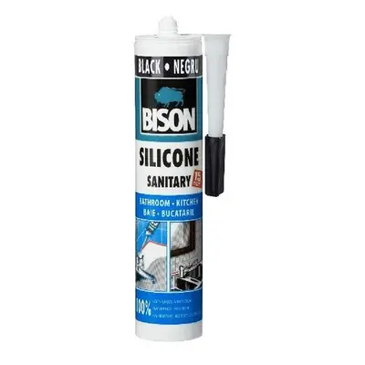 BISON SILICONE SANITARY ČERNÝ 280 ml