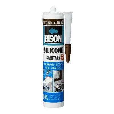 BISON SILICONE SANITARY HNĚDÝ 280 ml