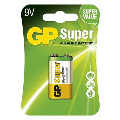 Alkalická baterie GP Super 9V (6LF22), 1 ks