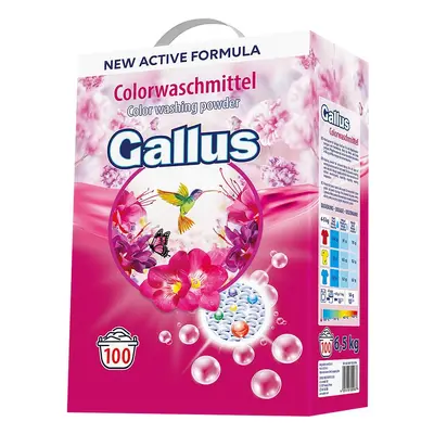 Gallus prací prášek 6,5 kg Color