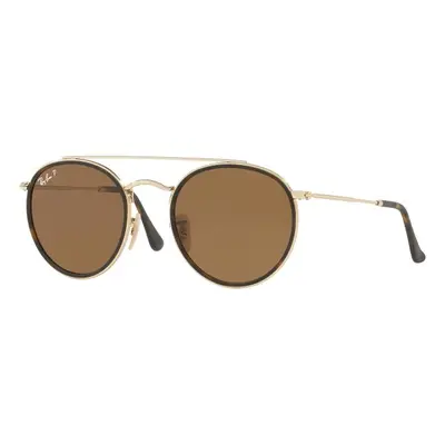 Ray-Ban Round Double Bridge RB3647N 001/57 Polarized - ONE SIZE (51)