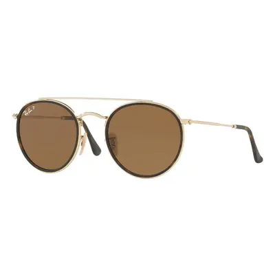 Ray-Ban Round Double Bridge RB3647N 001/57 Polarized - ONE SIZE (51)