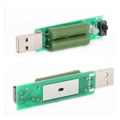 USB zátěžový rezistor 1A, 2A (5W a 10W)