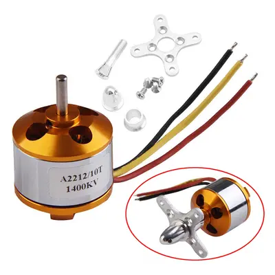 Outrunnerový motor A2212/10T - Bezkartáčový, 1400 kV