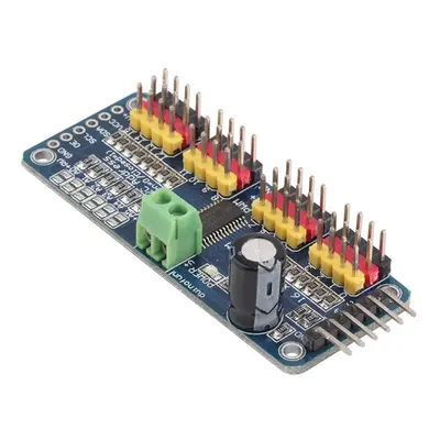 IIC I2C Modulový driver servo motoru pro Arduino - PCA9685, 16 kanálů 12-bit PWM