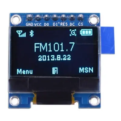 SPI OLED 1,3" displej 128 x 64 - Modrý