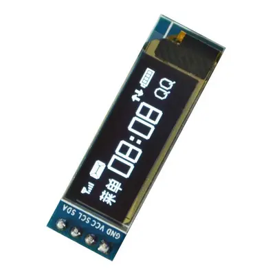 IIC I2C OLED displej pro IOT Arduino Raspbery 0.91" - Bílý, 128 x 32 3,3V 5V