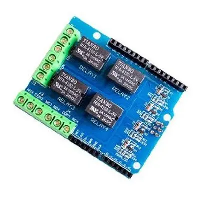 Relé shield pro Arduino