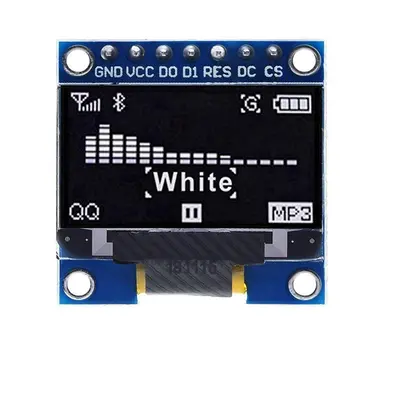 SPI OLED 1,3" displej 128 x 64 - Bílý