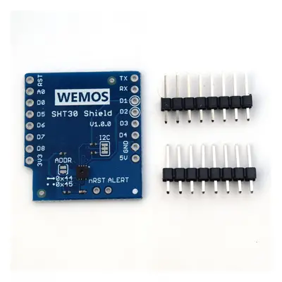 SHT30 WeMos D1 mini Shield pro teplotu a vlhkost I2C