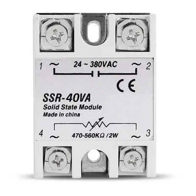 Relé SSR Solid State SSR-40VA 380V