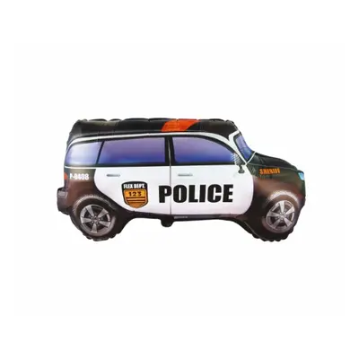 Foliový balonek Policejní auto Sheriff 60 cm