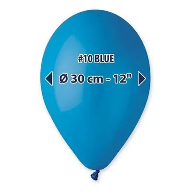 Balonky 30 cm - modré 100 ks