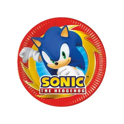 Papírové talíře Sonic, Next Generation 20 cm - 8 ks