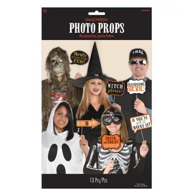 Rekvizity do fotokoutku Halloween - 13 ks