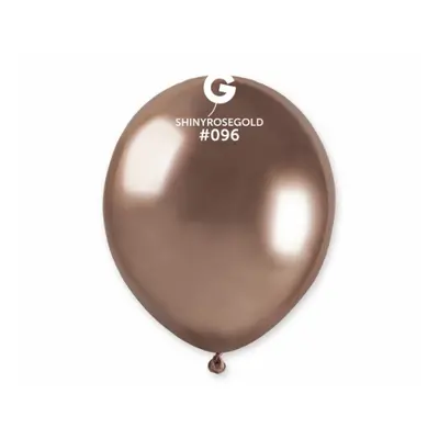 Balonky 13 cm - chromové rose gold - 100 ks