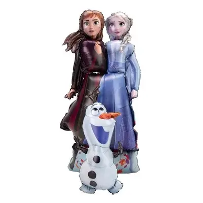 Chodící balonek Elsa, Anna a Olaf 68 x 147 cm - Frozen 2