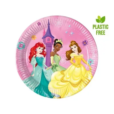 EKO Papírové talířky Disney princess - New Generation 2 - 20 cm - 8 ks