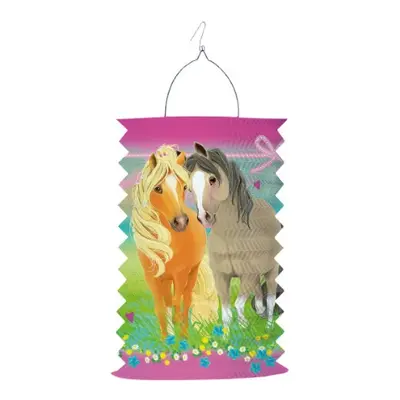 Závěsný lampion válec Pretty Pony 28 cm