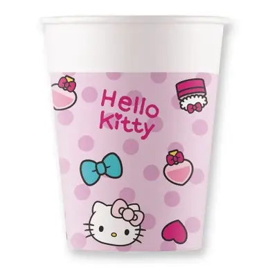 EKO Papírové kelímky Hello Kitty 8 ks