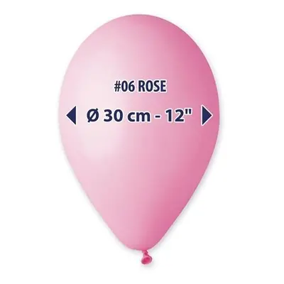 Balonky 30 cm - růžové 100 ks