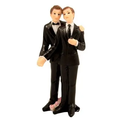 Svatební figurky na dort - gay couple 11 cm