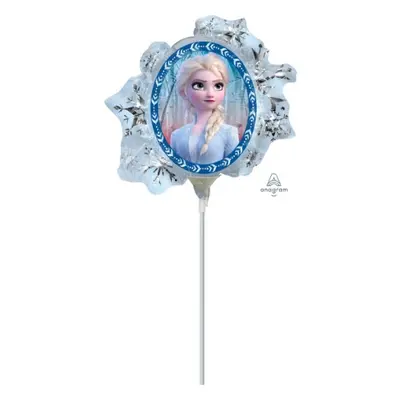 Balónky na tyčku - Frozen 2 - Elsa 23cm - 5 ks