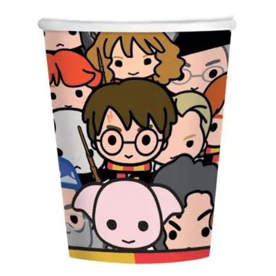 Papírové party kelímky Harry Potter Fun 250 ml