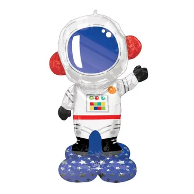 AirLoonz - stojící obří balónek Astronaut 144 cm