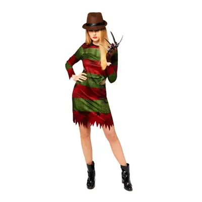 Kostým Freddy Krueger dámský - M/L