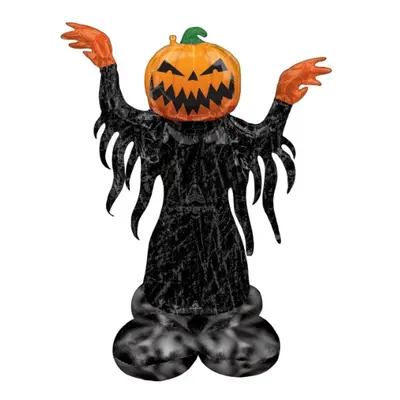 AirLoonz - stojící obří balónek Halloween strašák 134 cm