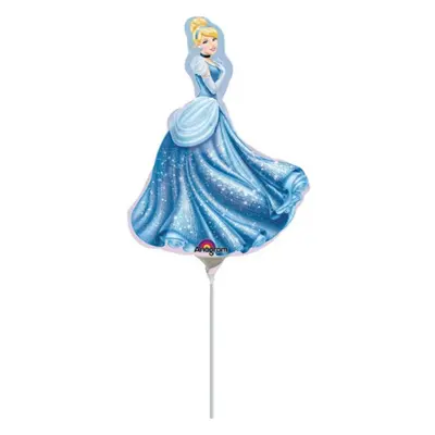 Balónek na tyčku - Disney - Popelka 23 cm - 5 ks