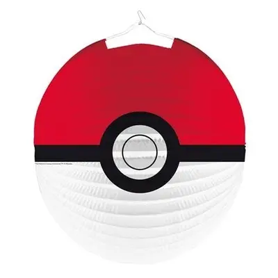 Závěsný lampion kulatý Pokemon 25 cm