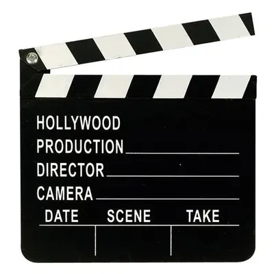 Rekvizita do fotokoutku Hollywood filmová klapka 17 x 20 cm