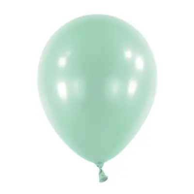 Balonek Pearl Mint Green 13 cm, DM94 - Mintový perleťový, 100 ks