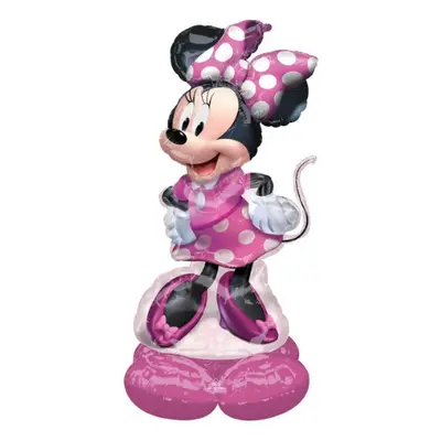 AirLoonz - stojící obří balónek Minnie Mouse 130 cm