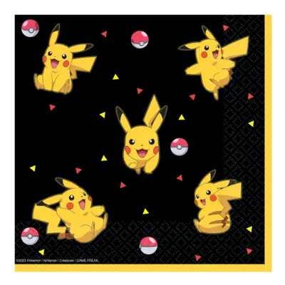 Papírové ubrousky Pokemon - Pikachu 16 ks