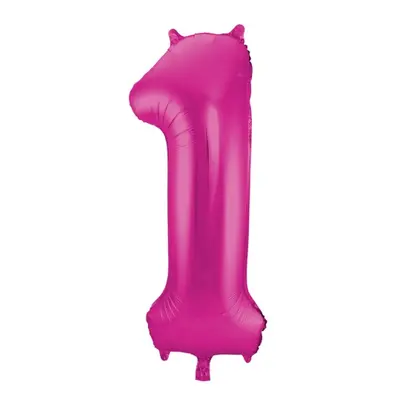 Foliová číslice - magenta 1 - 86 cm