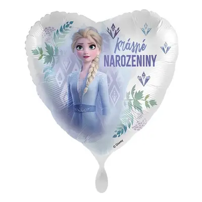 Foliový balonek Krásné narozeniny Ledové království - Elsa CZ - 43 cm