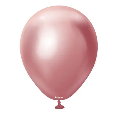 Balonky růžové Kalisan Mirror Chrome Pink 13cm/5"