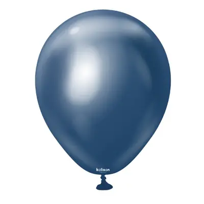 Balonky tmavě modré Kalisan Mirror Chrome Navy 13cm/5"