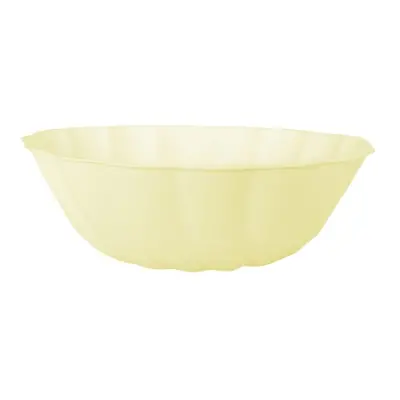 EKO - papírové misky kulaté - Vert Decor, pastelově žluté - 14,8 cm 6 ks