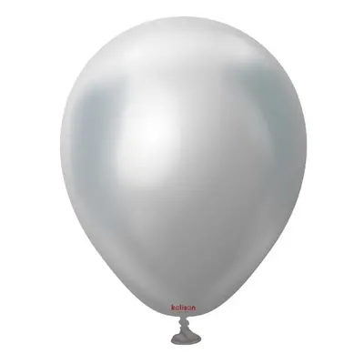 Balonky chromové stříbrné, Mirror Silver 30 cm/12", 50 ks