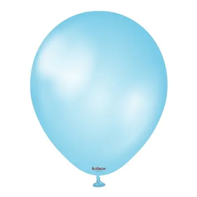 Balonky perleťové modré, Pearl Sky Blue 13 cm/5", 50 ks