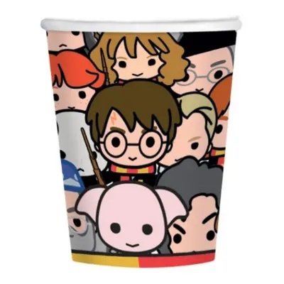 Papírové party kelímky Harry Potter Fun 250 ml