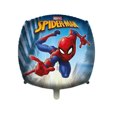 Foliový balonek čtverec Spiderman 45 cm - Procos