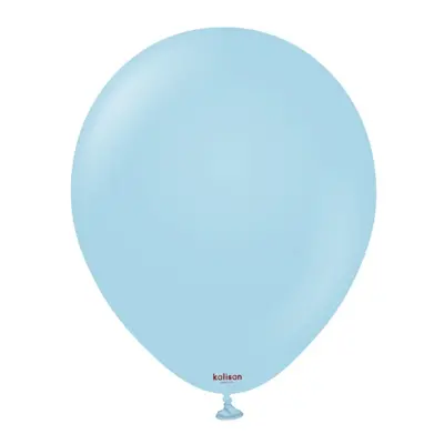 Balonky modré, Macaron Blue 30 cm/12", 100 ks