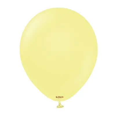 Balonky žluté Macaron Yellow 13 cm/5", 100 ks