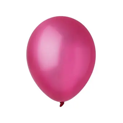 Balonky metalické tmavě růžové, Fuchsia 28 cm/11", 100 ks